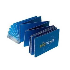 pvc rfid ticket card
