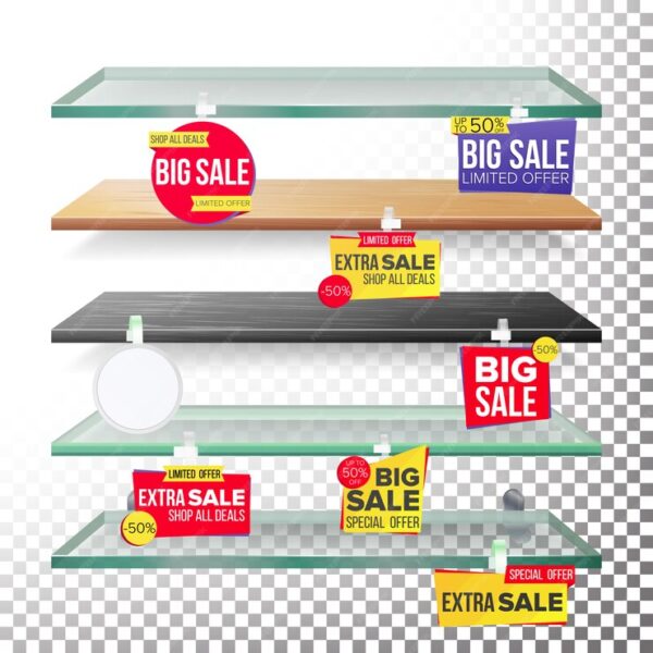 Shelf-wobbler