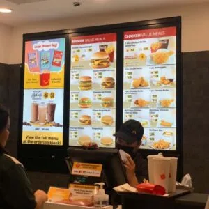 counter led lightbox