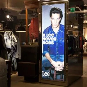 led lightbox for fashion gallery